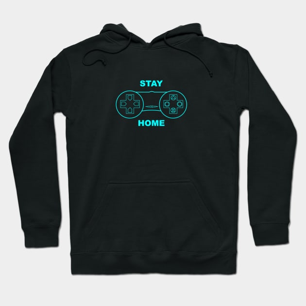 stay at home playing games Hoodie by Khenyot